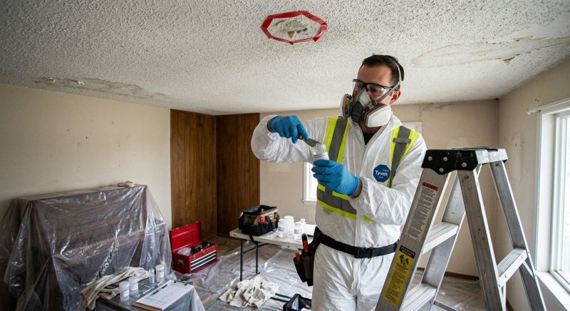 Ceiling Asbestos Testing in Bergen County, NJ