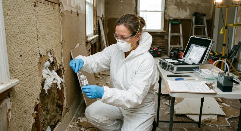 Ceiling Asbestos Testing in Bergen County, NJ