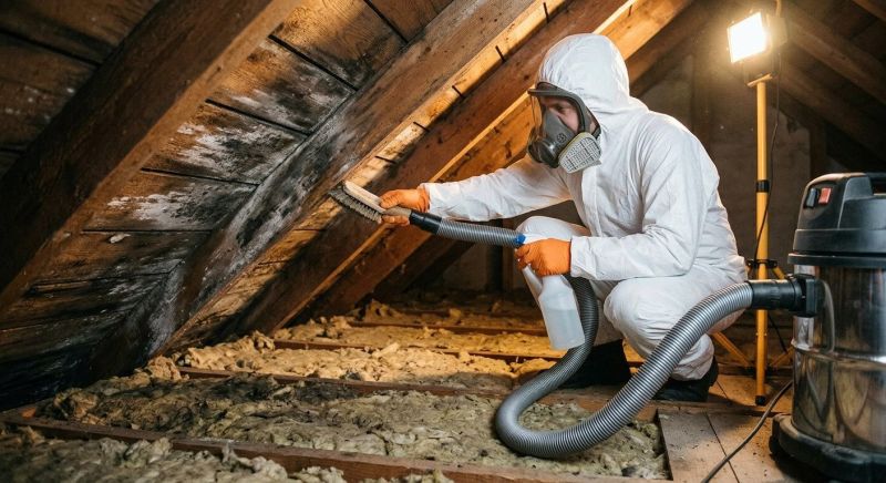 Ceiling Mold Removal in Dallas, TX